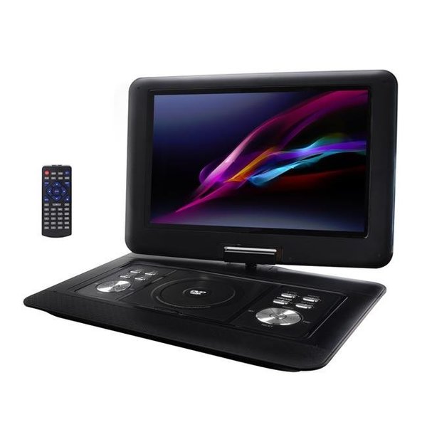 Trexonic Trexonic TRX-1580 14.1 in. Portable DVD Player with TFT-LCD Screen & USB; SD & AV Inputs TRX-1580